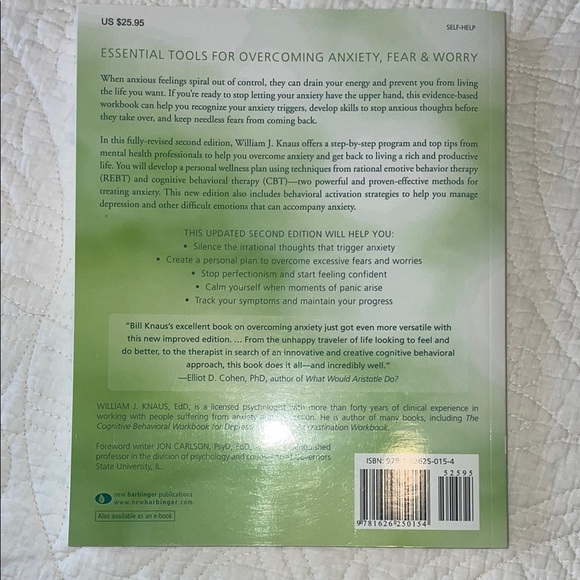 The Cognitive Behavioral Workbook for Anxiety - Picture 4 of 4